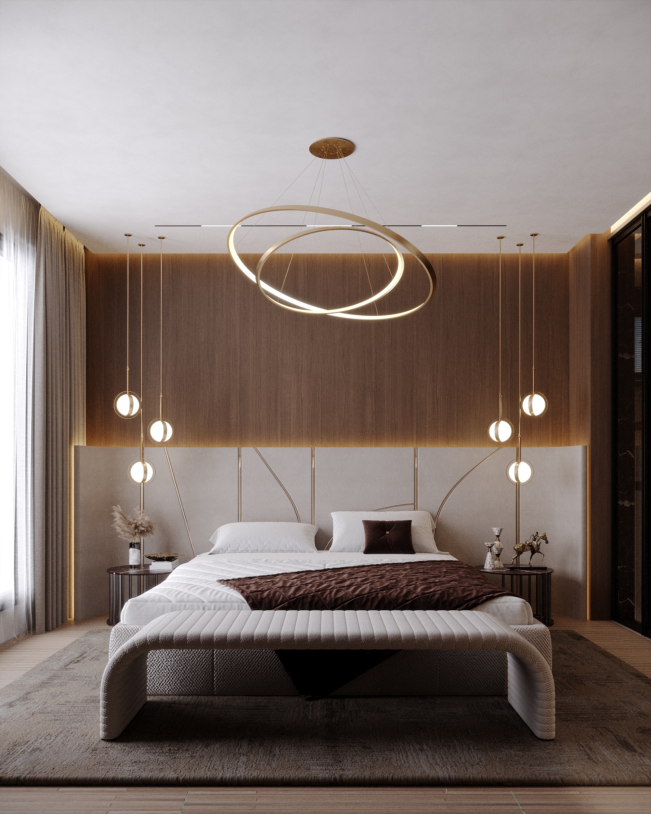 Master Bedroom — Design & 3D visualization