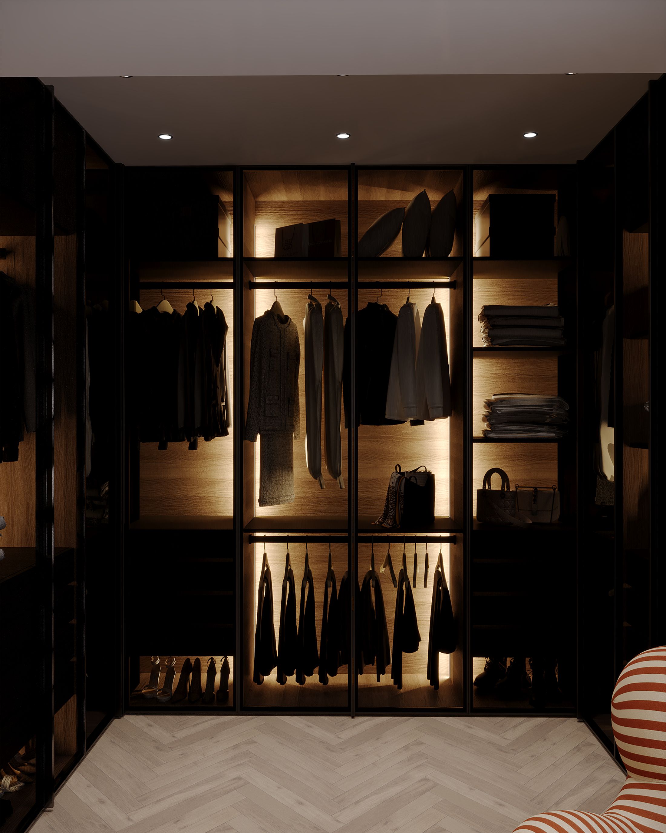 Walk-in Closet — Joinery & finishing